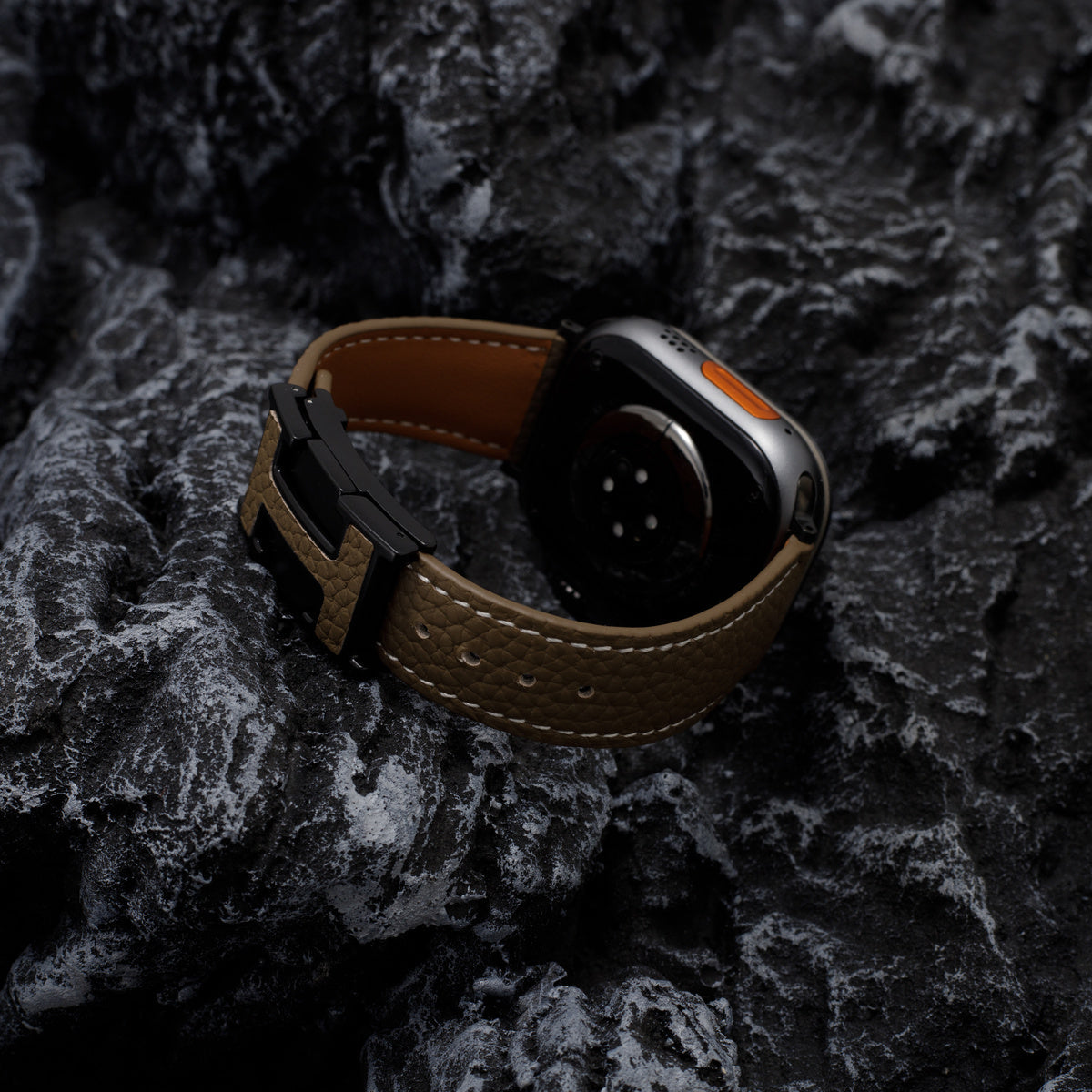 Luxurious Leather Magnetic Buckle Strap for Apple Watch