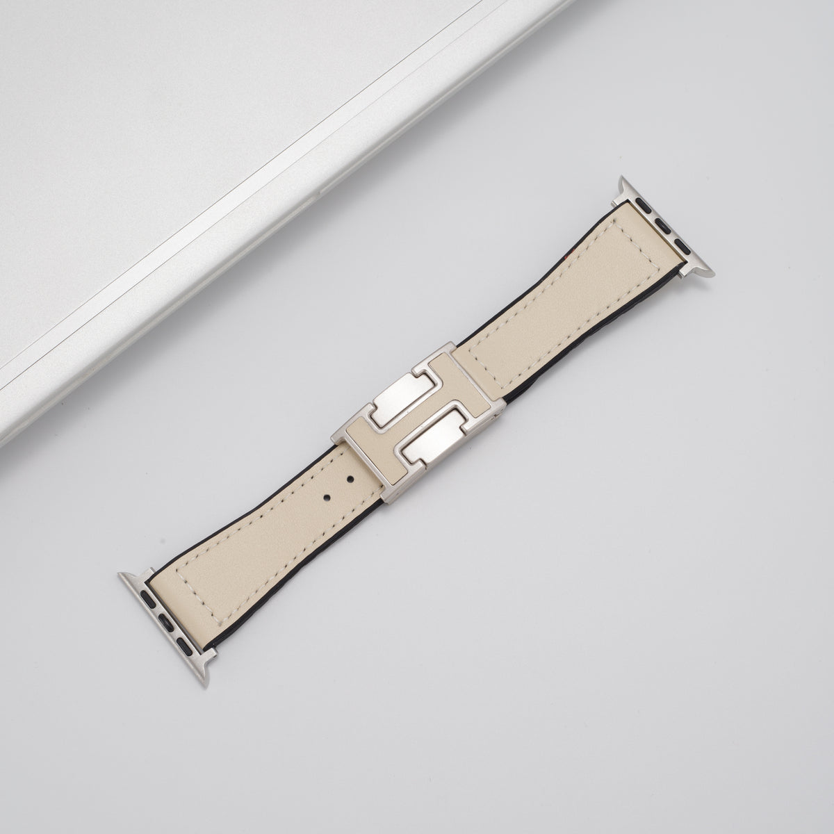 Luxurious Leather Magnetic Buckle Strap for Apple Watch