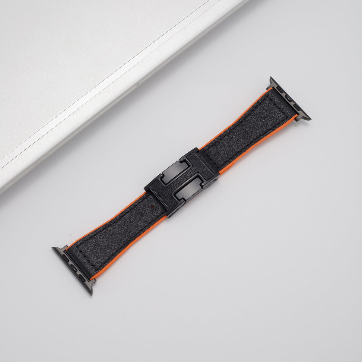 Luxurious Leather Magnetic Buckle Strap for Apple Watch