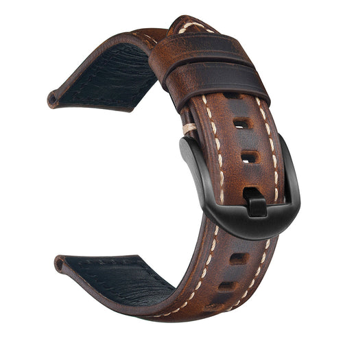 Nappa Leather Watch Band For Garmin Venu 3/Venu 2/Forerunner245/255s/255//265