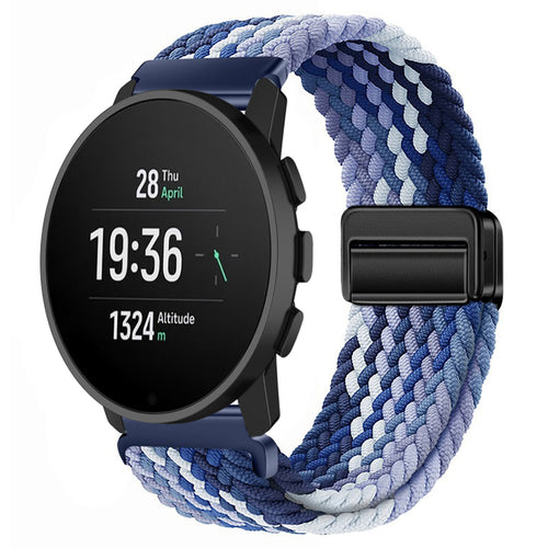 Magnetic Buckle Nylon Strap For Suunto -22mm