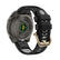 Two-tone stepped silicone strap for Garmin