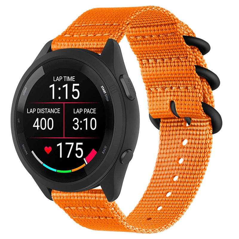Oval Buckle Design Nylon straps For Garmin Venu 3/Venu 2/Forerunner245/255s/255//265