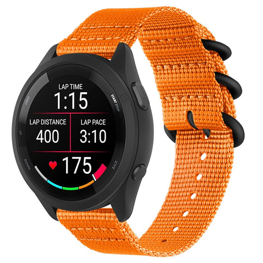 Oval Buckle Design Nylon straps For Garmin Venu 3/Venu 2/Forerunner245/255s/255//265