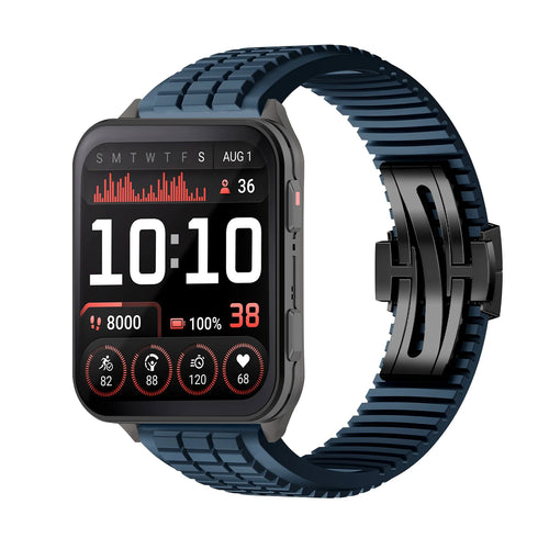 Cross-Country Fluororubber Strap Upgraded Version For Garmin Venu X1-24mm