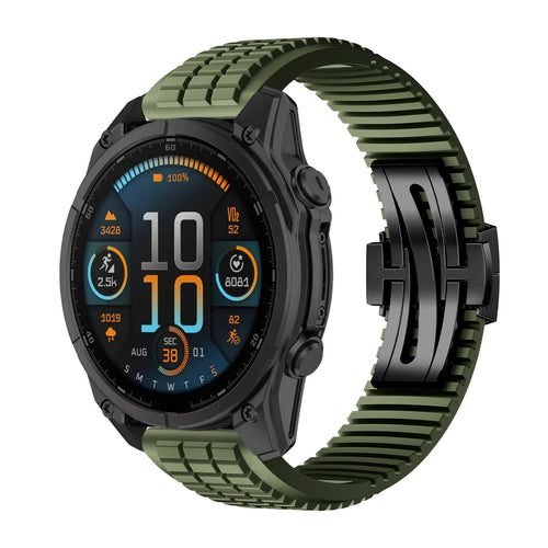 Cross-Country Fluororubber Strap Upgraded Version For Garmin