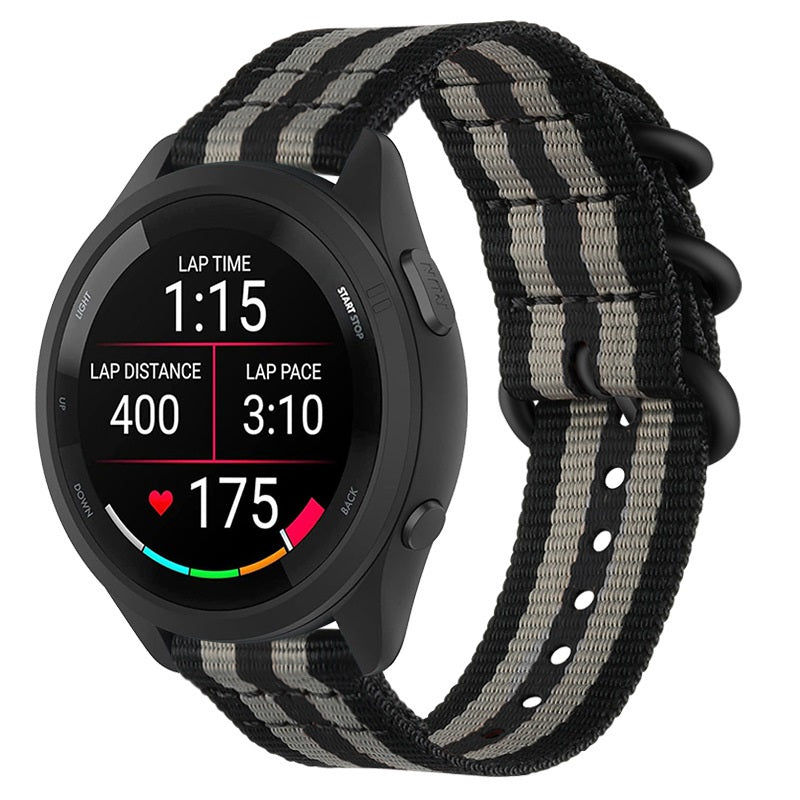 Oval Buckle Design Nylon straps For Garmin Venu 3/Venu 2/Forerunner245/255s/255//265