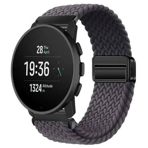 Magnetic Buckle Nylon Strap For Suunto -22mm