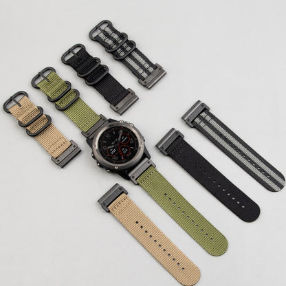 Oval Buckle Design Nylon straps For Garmin