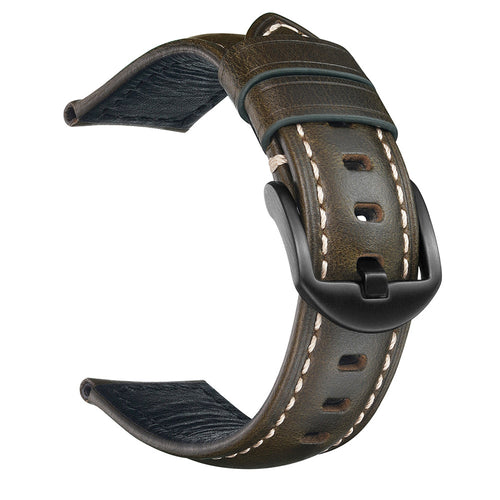 Nappa Leather Watch Band For Garmin Venu 3/Venu 2/Forerunner245/255s/255//265