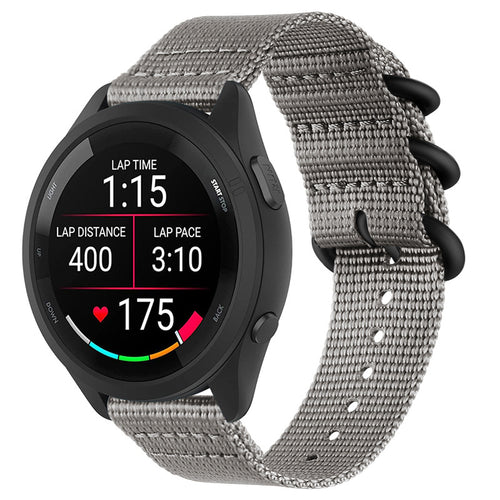 Oval Buckle Design Nylon straps For Garmin Venu 3/Venu 2/Forerunner245/255s/255//265
