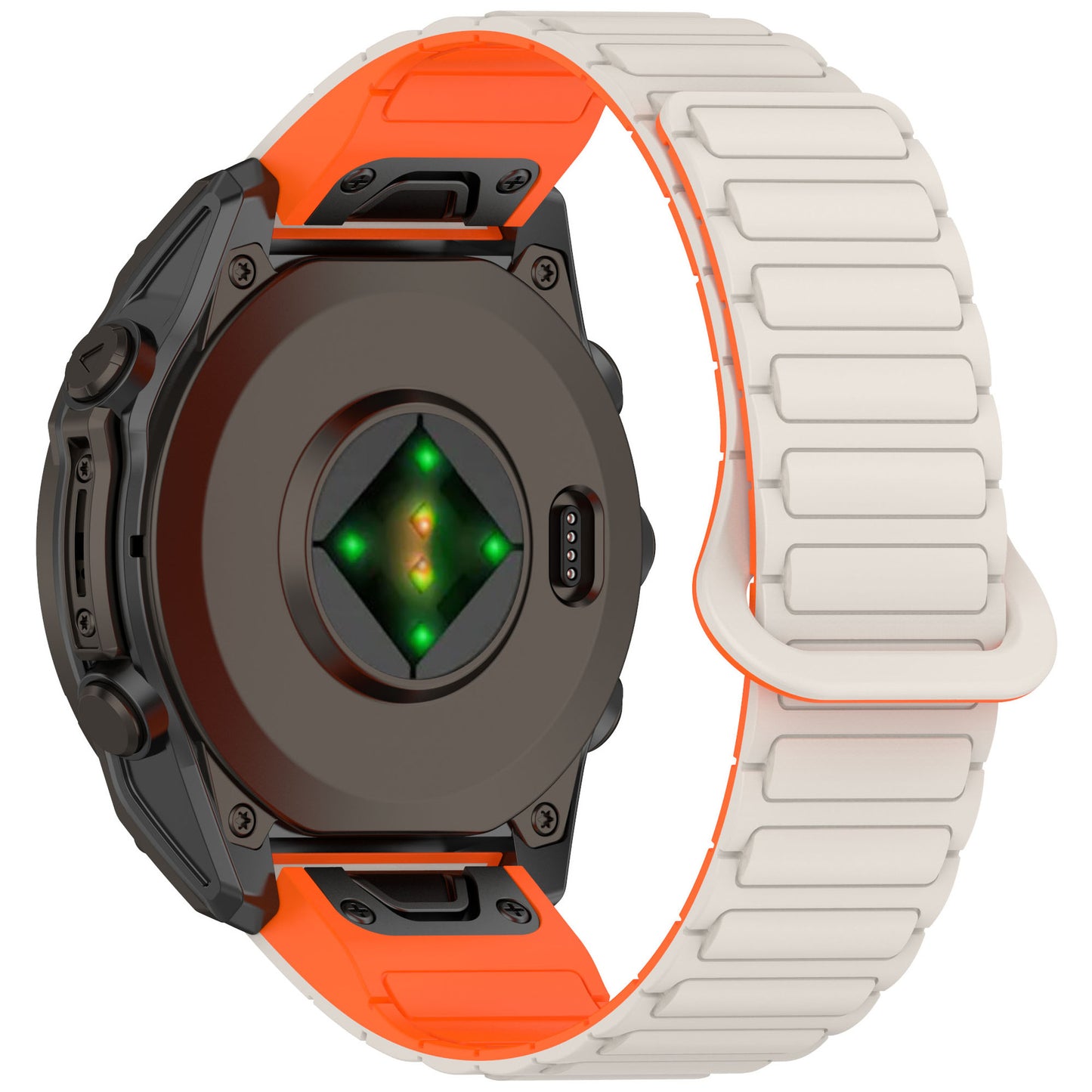 Silicone Magnetic Loop Band For Garmin Fenix 8 5X 6 Pro 6X 7 7X