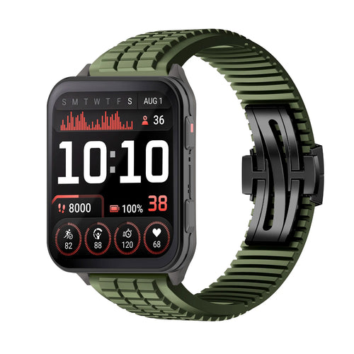 Cross-Country Fluororubber Strap Upgraded Version For Garmin Venu X1-24mm