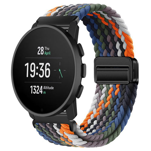 Magnetic Buckle Nylon Strap For Suunto -22mm