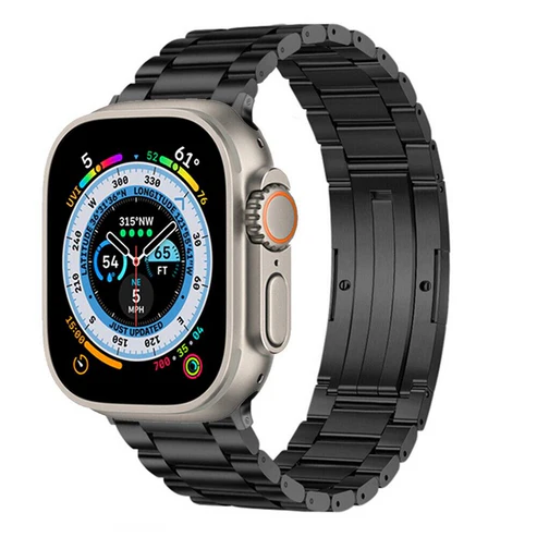 Titanium Triple Link Bracelet For Apple Watch