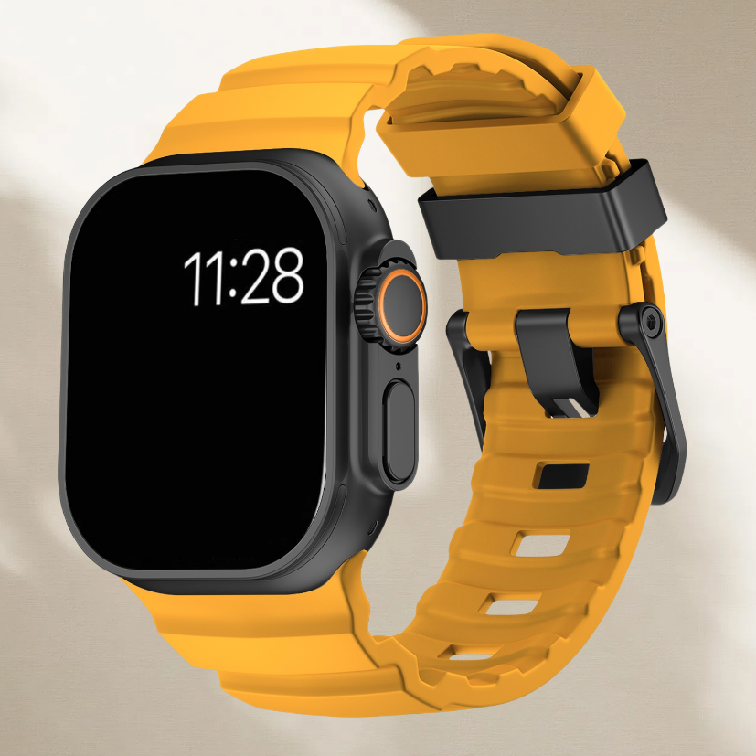 High Density Waterproof Silicone strap for Apple Watch