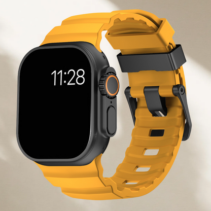 High Density Waterproof Silicone strap for Apple Watch