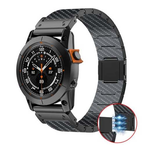 Carbon Fiber Band For Garmin Fenix 8 7X 6X Pro