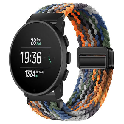 Magnetic Buckle Nylon Strap For Suunto -22mm