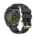 Two-tone stepped silicone strap for Garmin