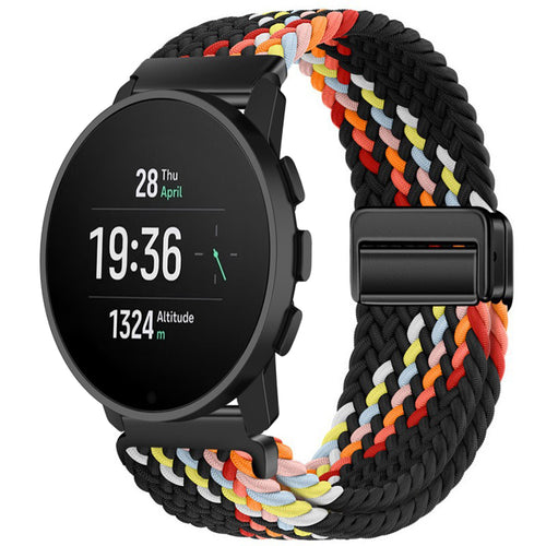 Magnetic Buckle Nylon Strap For Suunto -22mm