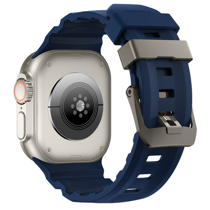 High Density Waterproof Silicone strap for Apple Watch
