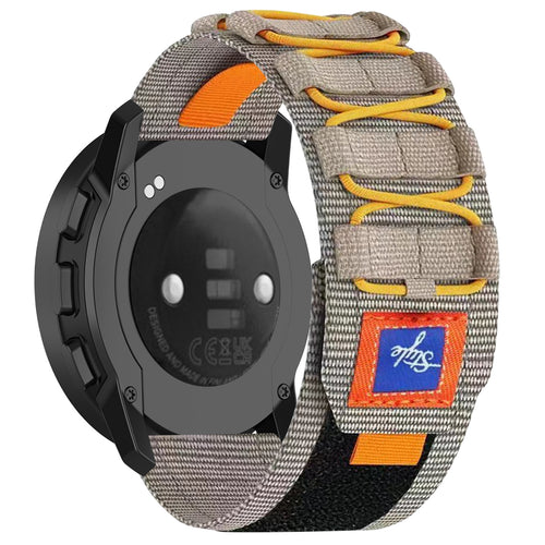 Designer Nylon Woven Band For Suunto -22mm