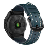 Nappa Leather Watch Band For Garmin