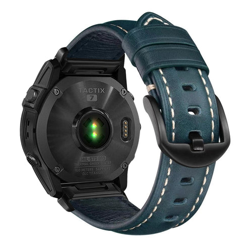 Nappa Leather Watch Band For Garmin