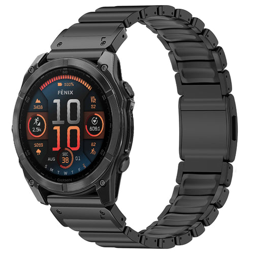 Titanium QuickFit Band +FKM For Garmin