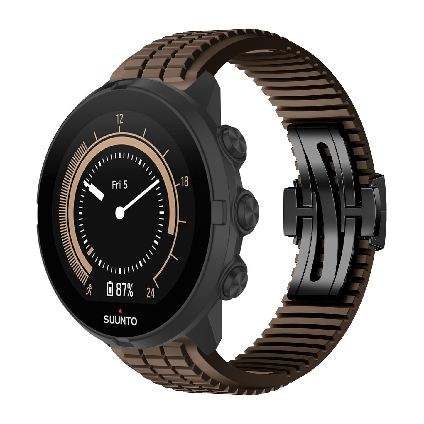Cross-Country Fluororubber Strap Upgraded Version For Suunto -24mm