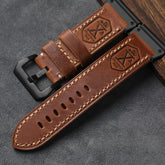 Vintage Leather QuickFit Strap For Garmin