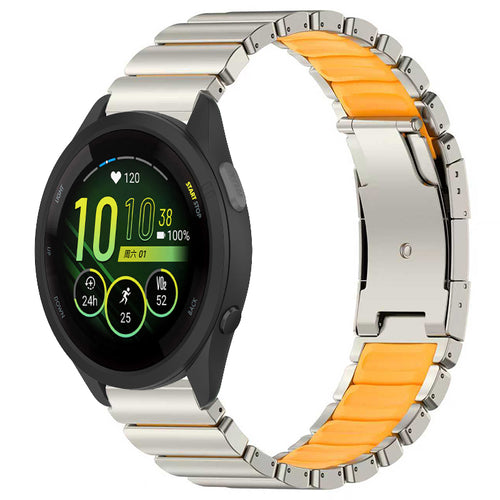 Titanium Band +FKM For Garmin Venu 3/Venu 2/Forerunner245/255s/255//265