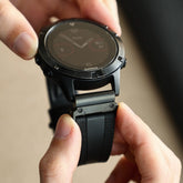 Fluororubber Luxe QuickFit Band  for Garmin Fenix 8 5X 6 Pro 6X 7 7X-