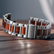 Natural Red Sandalwood & Metal Watch Band For Garmin