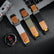 Magnetic Buckle Nylon & Leather Band for Garmin | QuickFit 20/22/26mm