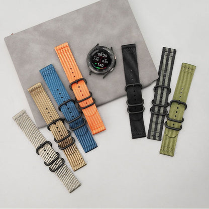 Oval Buckle Design Nylon straps For Garmin Venu 3/Venu 2/Forerunner245/255s/255//265