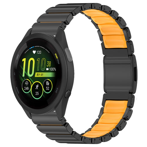 Titanium Band +FKM For Garmin Venu 3/Venu 2/Forerunner245/255s/255//265