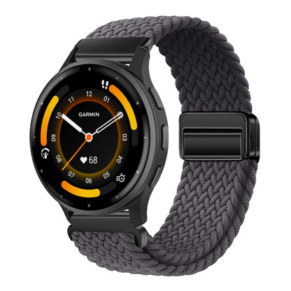 Magnetic Buckle Nylon Strap For Garmin Forerunner245/255s/255//265M/Venu/Venu2