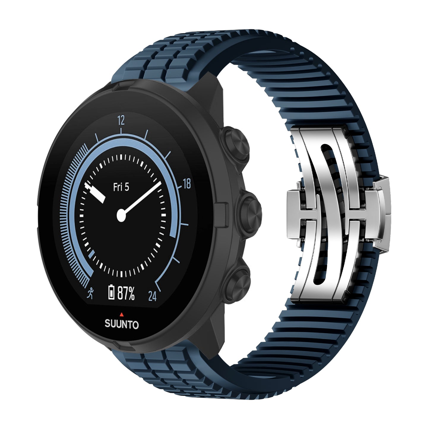 Cross-Country Fluororubber Strap Upgraded Version For Suunto -24mm