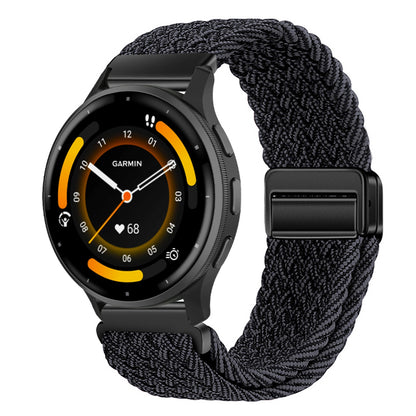 Magnetic Buckle Nylon Strap For Garmin Forerunner245/255s/255//265M/Venu/Venu2