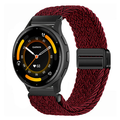 Magnetic Buckle Nylon Strap For Garmin Forerunner245/255s/255//265M/Venu/Venu2