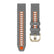 Two-tone stepped silicone strap for Garmin