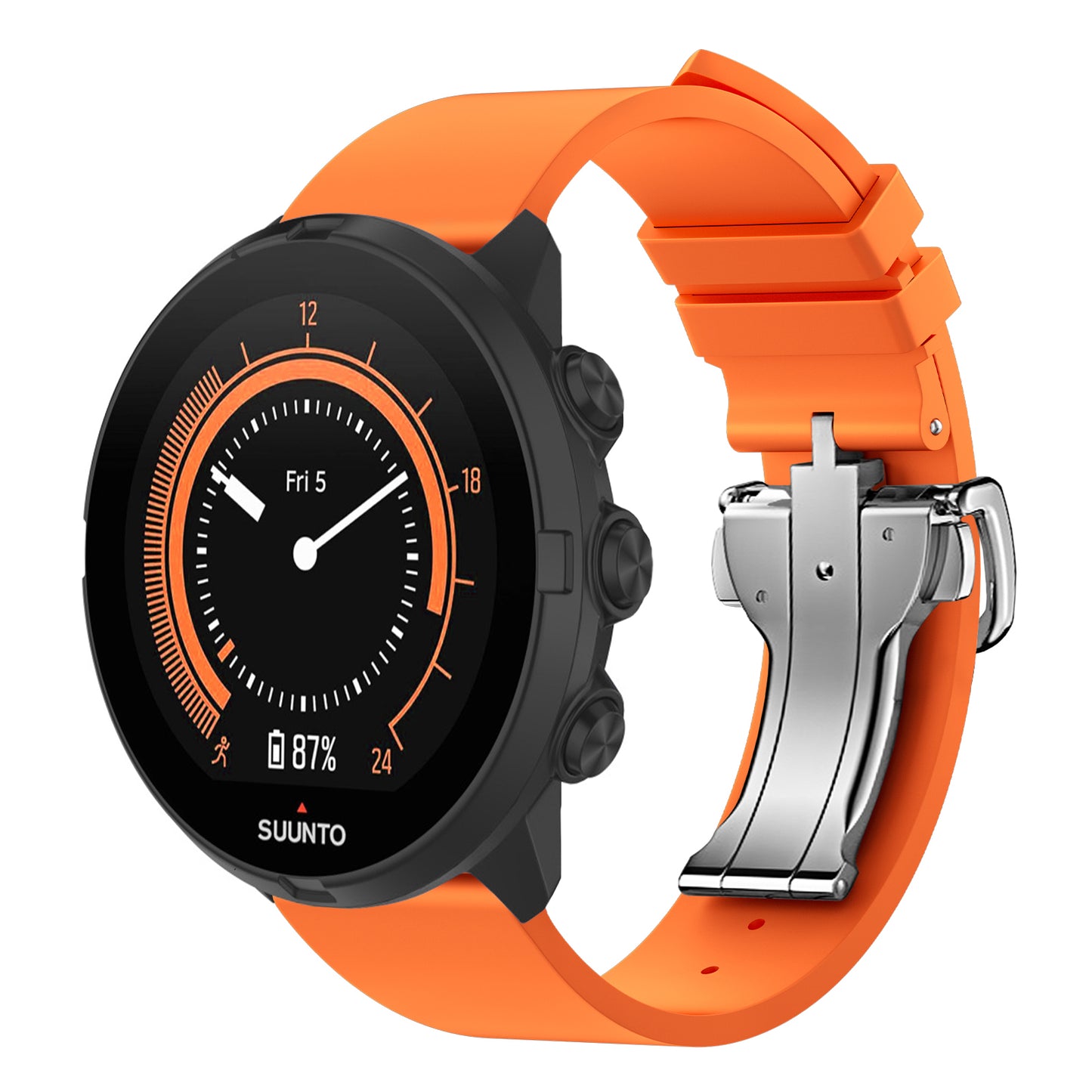 FKM Fluoroelastomer Band For Suunto -24mm