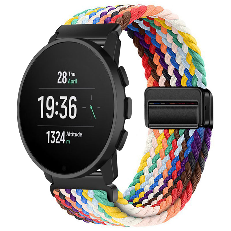Magnetic Buckle Nylon Strap For Suunto -22mm