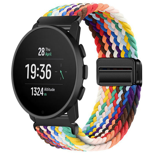 Magnetic Buckle Nylon Strap For Suunto -22mm