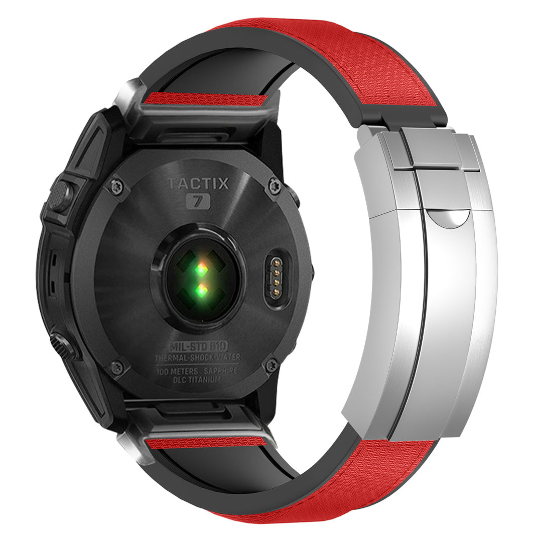 FKM Rubber “R” Buckle Strap For Garmin