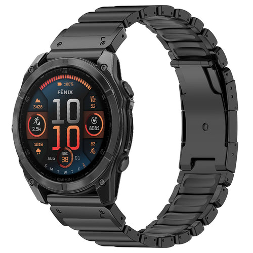 Titanium QuickFit Band +FKM For Garmin