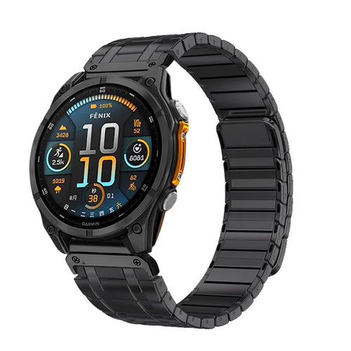 AP Frosted Stainless Steel Magnetic Band For Garmin