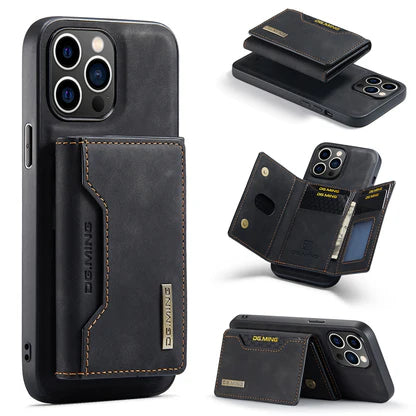 2 in 1 Detachable Wallet Back Cover for iPhone